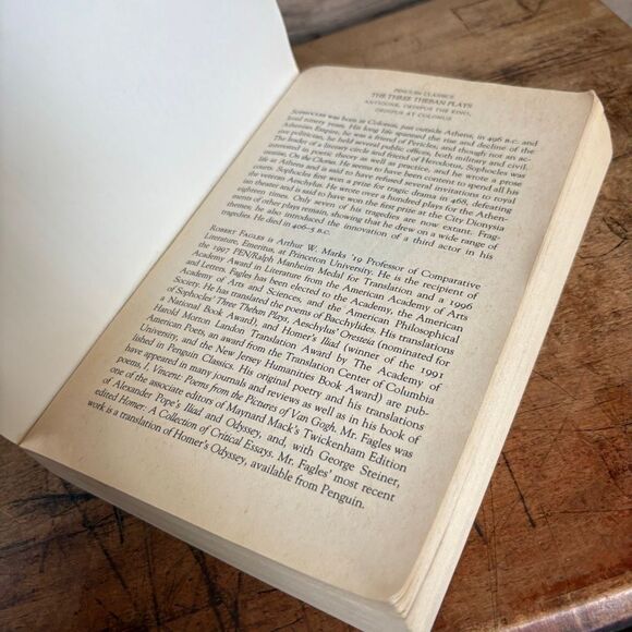 Sophocles The Three Theban Plays Antigone, Oedipus the King, Oedipus at Colonus - Picture 8 of 10